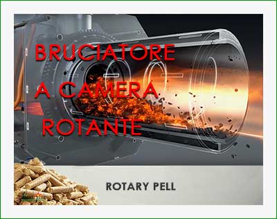 Bruciatore pellet - BRUCIATORE ROTARY PELL RP
